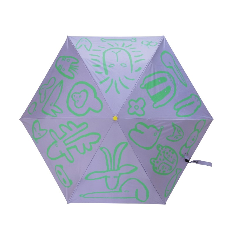 Goma Folding umbrella   Animal Fun GY/410132【晴雨兼用折傘】